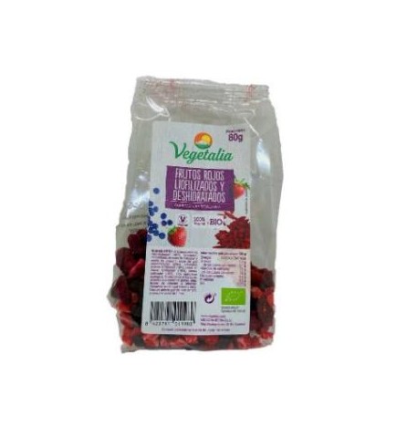 Mix Frutos Rojos Liofilizados Y Deshidratados 80G Vegetalia
