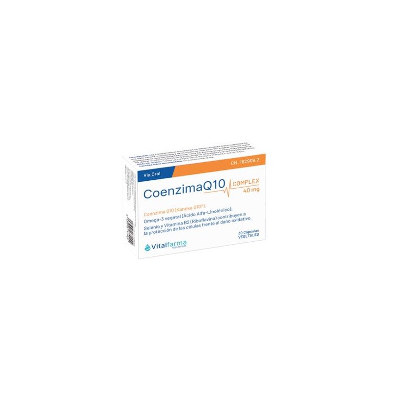 Coenzima Q10 Complex 40Mg. 30 Capsulas Vitalfarma Coenzima Q10 Complex 40Mg. 30 Capsulas Vitalfarma