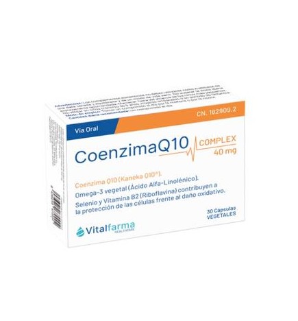 Coenzima Q10 Complex 40Mg. 30 Capsulas Vitalfarma