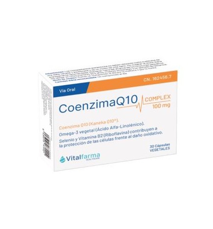 Coenzima Q10 Complex 100Mg. 30V Capsulas Vitalfarma
