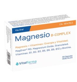 Magnesio + B-Complex 30 Capsulas Vitalfarma