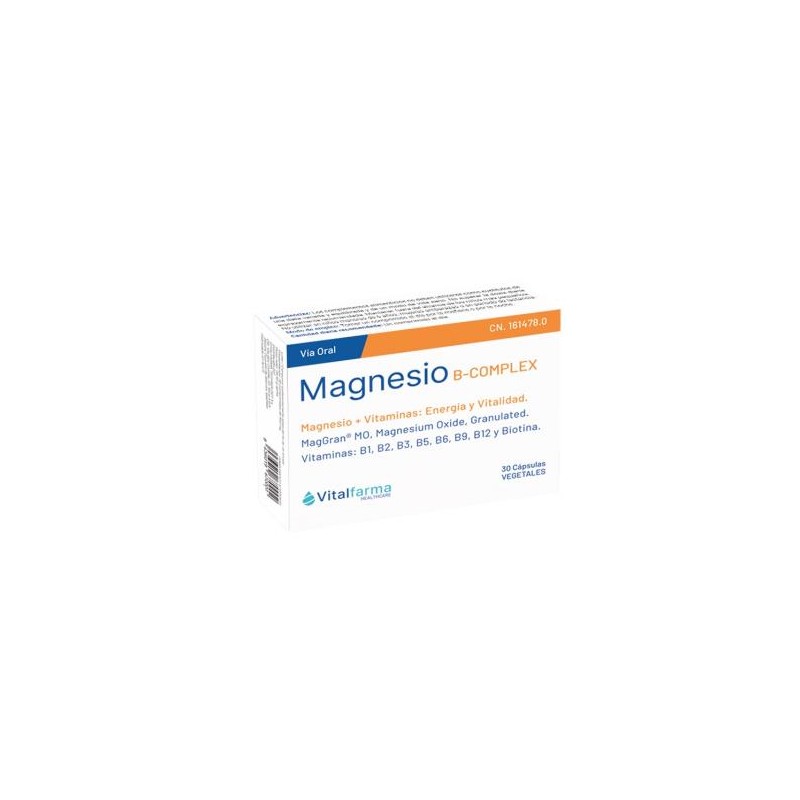 Magnesio + B-Complex 30 Capsulas Vitalfarma