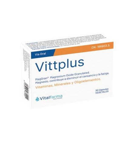 Vittplus 30 Capsulas Vitalfarma