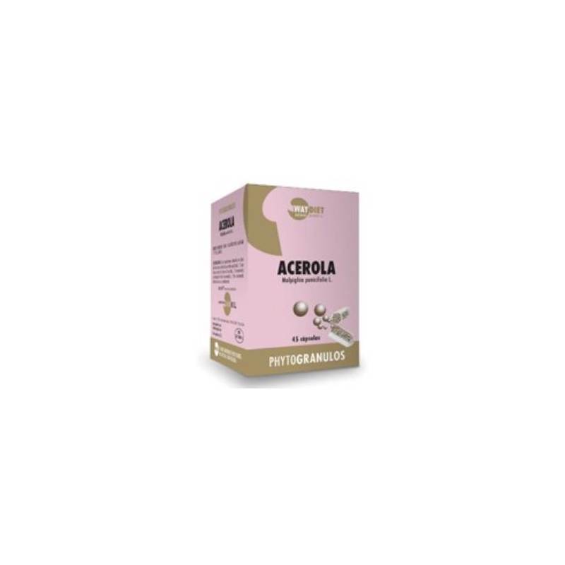 Acerola Vitamina C 45Caps. Waydiet Natural Products Acerola Vitamina C 45Caps. Waydiet Natural Products