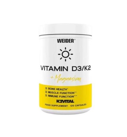 Weider Vitamin D3/K2 120 Capsulas Weider