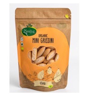 Mini Grissini Sesamo Colines 75 Gramos Bio Sg Vegan Zealia