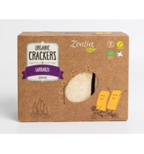 Crackers De Garbanzos 120 Gramos Bio Sg Vegan Zealia