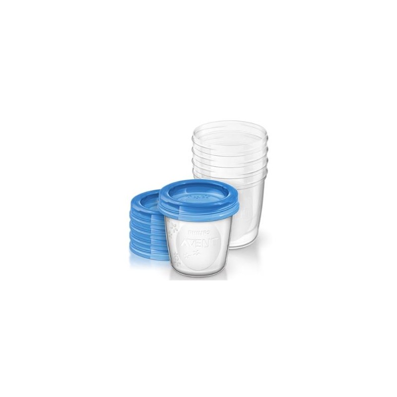 Set Recipientes Leche Materna 180Ml 5Ud Scf619/05 Avent Set Recipientes Leche Materna 180Ml 5Ud Scf619/05 Avent