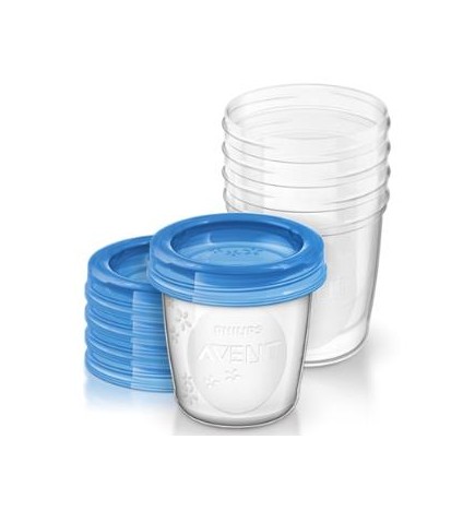 Set Recipientes Leche Materna 180Ml 5Ud Scf619/05 Avent