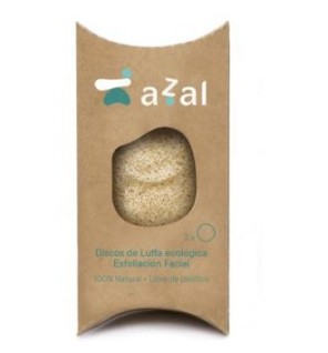Discos Peeling Facial De Luffa Eco Exfoliante 3Ud. Azal