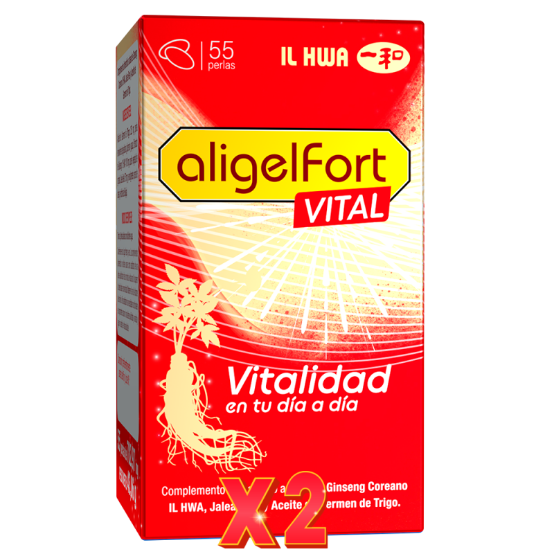 Pack de 2 Unidades Aligelfort Vital 55 Perlas Tongil