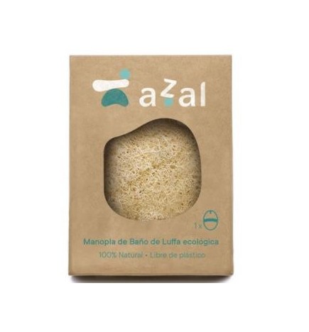 Manopla De Baño De Luffa Eco Ovalada Con Asa Azal