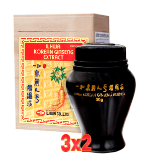 Pack de 3x2 Unidades Extracto De Ginseng Il-Hwa 30 Gramos Tongil