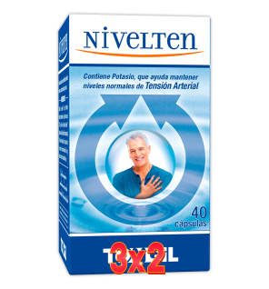 Pack de 3x2 Unidades Nivelten 40 Capsulas Tongil