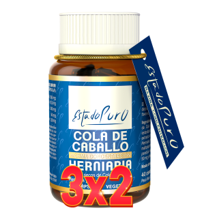 Pack de 3x2 Unidades Cola De Caballo Herniaria 40 Capsulas Tongil