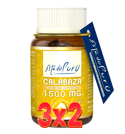 Pack de 3x2 Unidades Calabaza 1500 Mg 60 Perlas Tongil