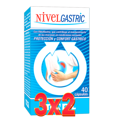 Pack de 3x2 Unidades Nivelgastric 40 Capsulas Tongil