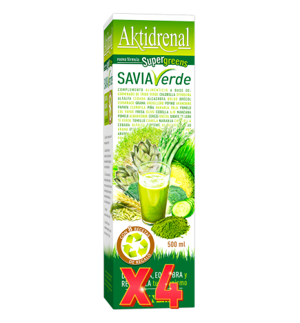 Pack de 4 Unidades Savia Verde 500Ml Tongil