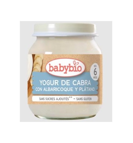 Yogur De Cabra Albaricoque-Platano 6Meses 2Udsx130 Babybio