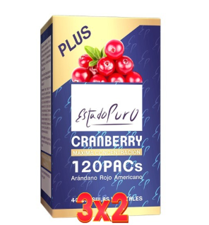 Pack de 3x2 Unidades Cranberry 120 Pacs 40 Capsulas Tongil
