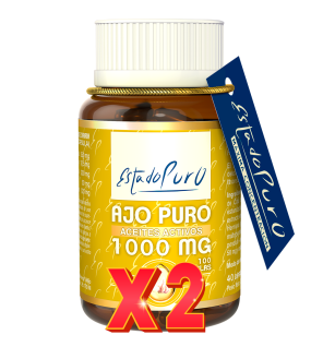 Pack de 2 Unidades Ajo 1000 Mg 100 Perlas Tongil