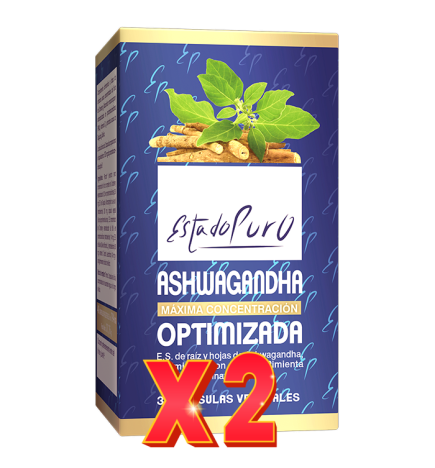 Pack de 2 Unidades Ashwagandha Optimizada 30 Capsulas Tongil