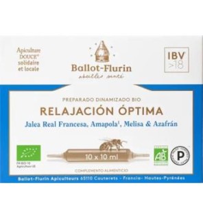 Preparado Dinamizado Relajacion Optima 10 Ampollas Ballot-Flurin