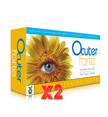 Pack de 2 unidades Ocuter Forte 45 Comprimidos Tegor
