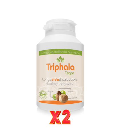 Pack de 2 unidades Triphala 60 Capsulas Tegor