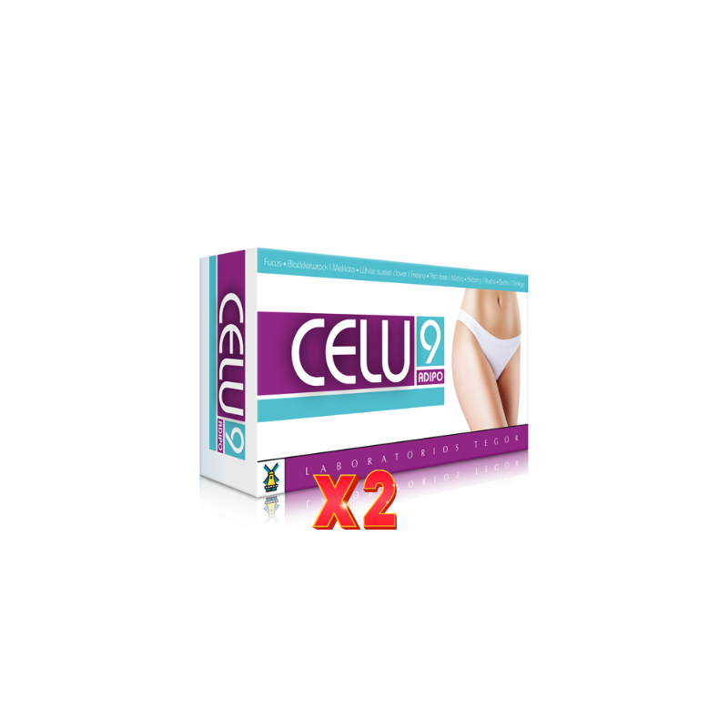 Pack de 2 unidades Celu 9 Adipo (Celulitis) 45 Capsulas Tegor Pack de 2 unidades Celu 9 Adipo (Celulitis) 45 Capsulas Tegor