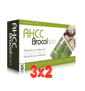 Pack de 3x2 unidades Ahcc Brocolsan 60 Capsulas Tegor