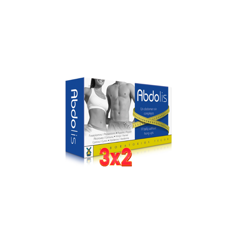 Pack de 3x2 unidades Abdolis 60 Capsulas Tegor