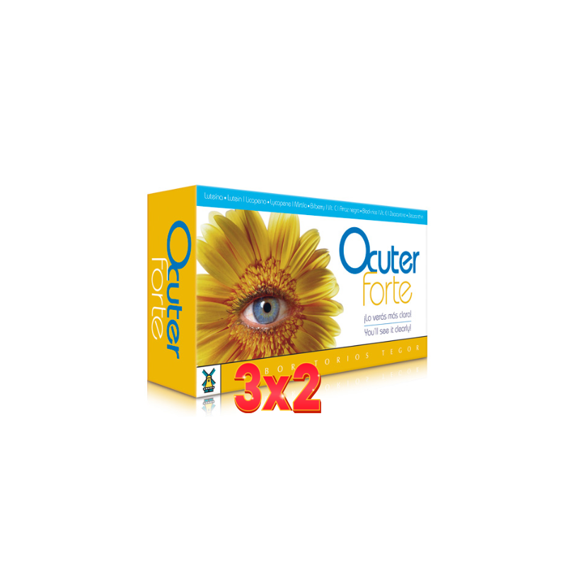 Pack de 3x2 unidades Ocuter Forte 45 Comprimidos Tegor Pack de 3x2 unidades Ocuter Forte 45 Comprimidos Tegor