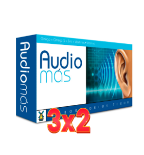Pack de 3x2 unidades Audio Mas 40 Capsulas Tegor