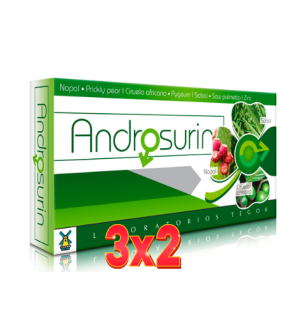 Pack de 3x2 unidades Androsurin (Prostacal+) 40 Capsulas Tegor