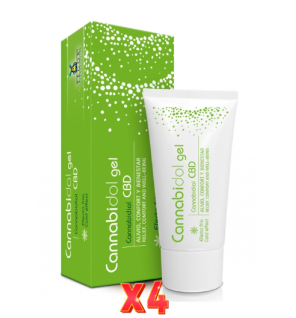 Pack de 4 unidades Cannabidol Gel 75 Ml Tegor