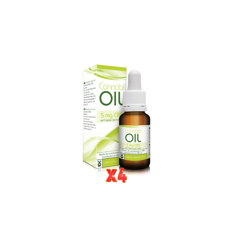 Pack de 4 unidades Cannabi Oil 15 Ml Tegor
