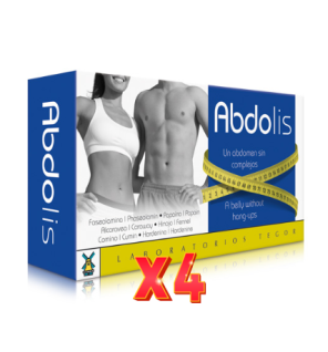 Pack de 4 unidades Abdolis 60 Capsulas Tegor