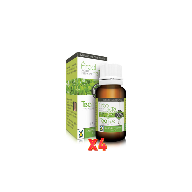 Pack de 4 unidades Arbol Del Te 15 Ml Tegor Pack de 4 unidades Arbol Del Te 15 Ml Tegor