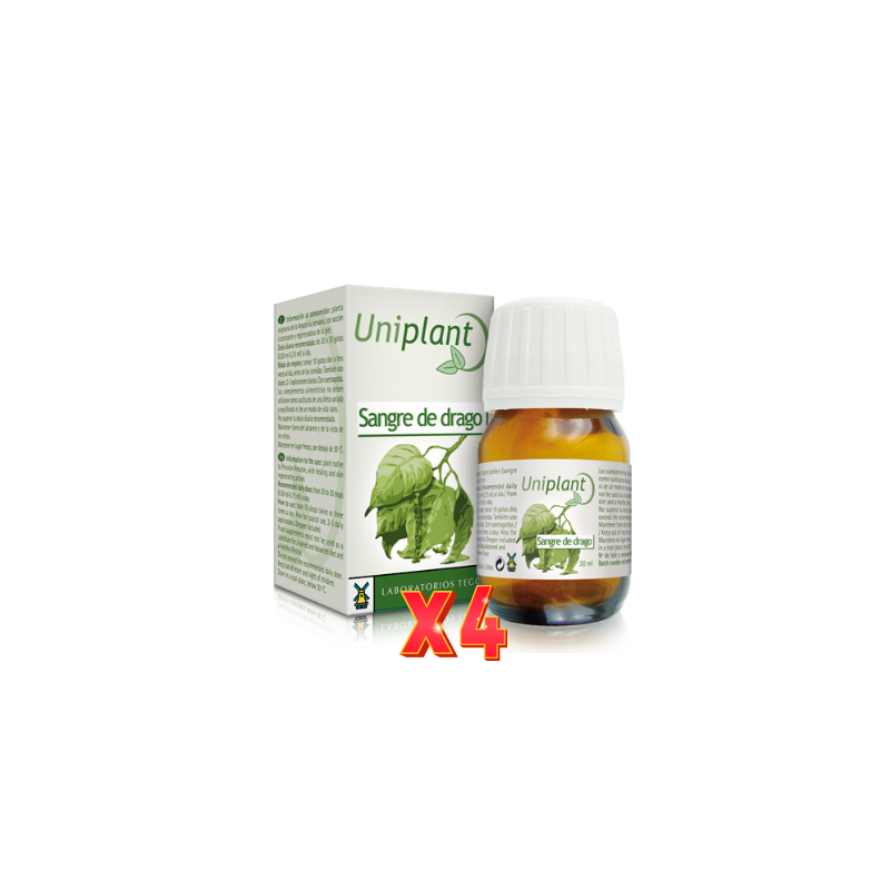 Pack de 4 unidades Uniplant Drago (Sangre De Drago) 30 Ml Tegor