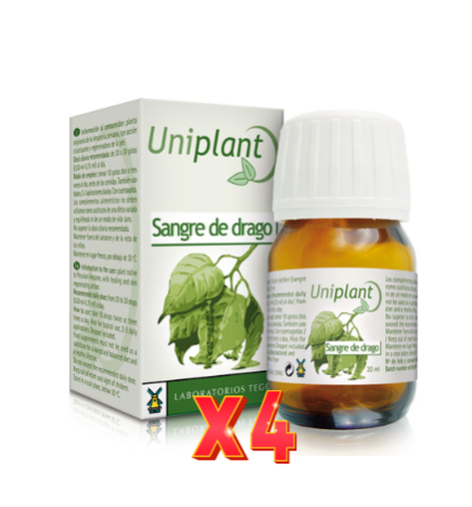 Pack de 4 unidades Uniplant Drago (Sangre De Drago) 30 Ml Tegor