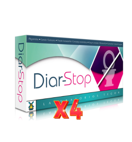 Pack de 4 unidades Diar Stop 20 Capsulas Tegor