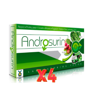 Pack de 4 unidades Androsurin (Prostacal+) 40 Capsulas Tegor