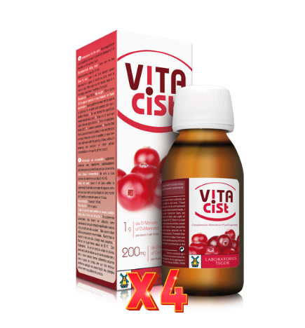 Pack de 4 unidades Vitacist 100 Ml Tegor
