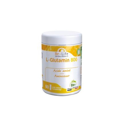 L-Glutamina 800 Mg. 60 Capsulas Be-Life