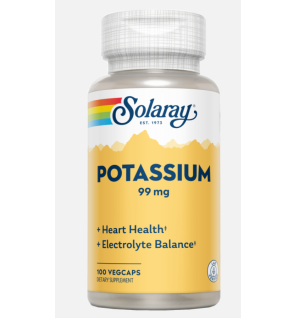 Potasio Citrato 99 Mg 60 Capsulas Solaray