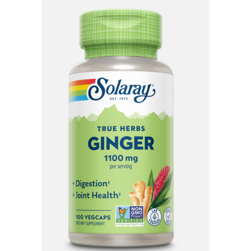 Ginger 100 Capsulas Vegetales Solaray Ginger 100 Capsulas Vegetales Solaray