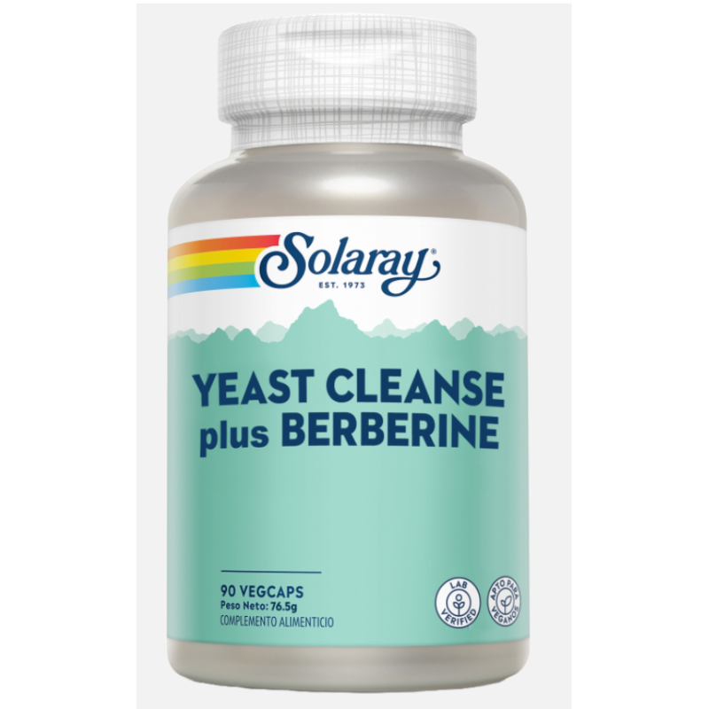 Yeast Cleanse Plus Berberine 90 Capsulas Vegetales Solaray Yeast Cleanse Plus Berberine 90 Capsulas Vegetales Solaray