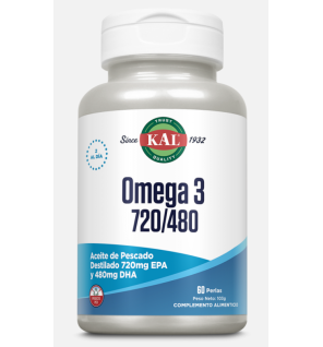 Omega 3 720/480 60 Perlas Solaray