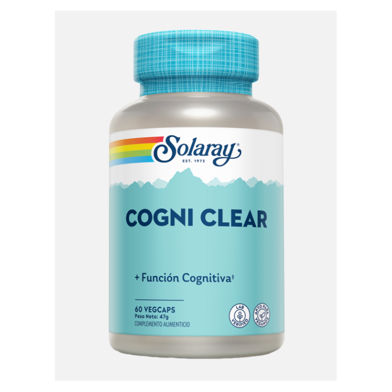 Cogni Clear 60 Capsulas Vegetales Solaray